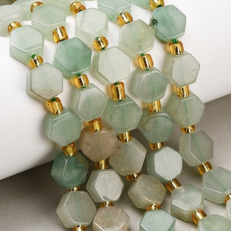 Natural Green Aventurine Beads Strands G-F833-B02-01-1