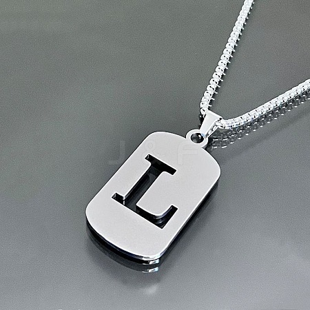 Titanium Steel Box Chain Necklaces YT2090-12-1