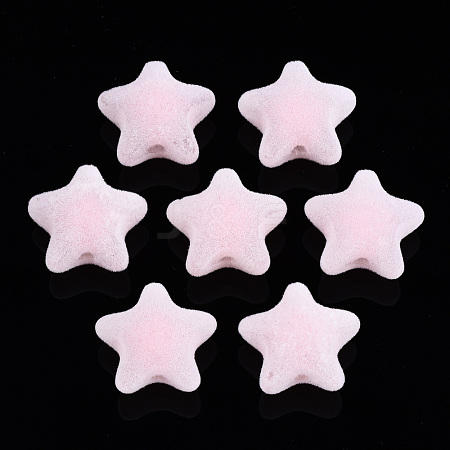 Flocky Acrylic Beads MACR-S275-25A-06-1