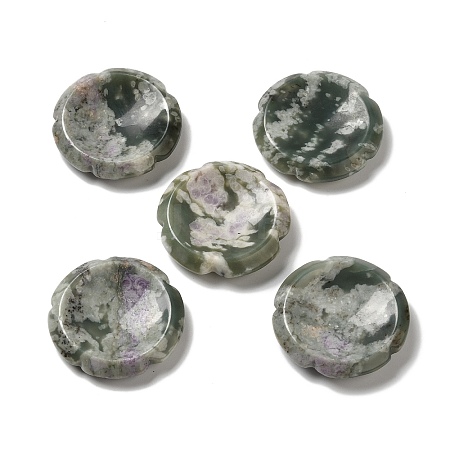 Natural Peace Jade Worry Stones G-E586-01-01-1