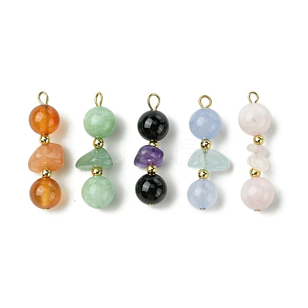 Gemstone Pendants PALLOY-JF03234-1