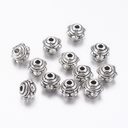 Tibetan Style Alloy Spacer Beads LF1017Y-1