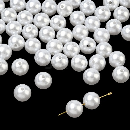 Imitated Pearl Acrylic Beads PACR-12D-1-1