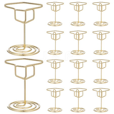 16Pcs Iron Name Card Holder AJEW-SP0004-67-1