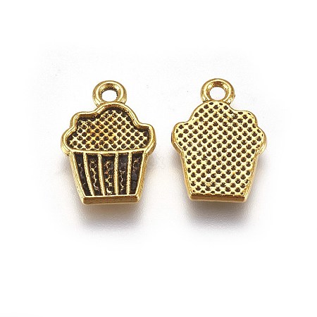 Tibetan Style Alloy Drink Charms TIBEP-A100748-G-FF-1