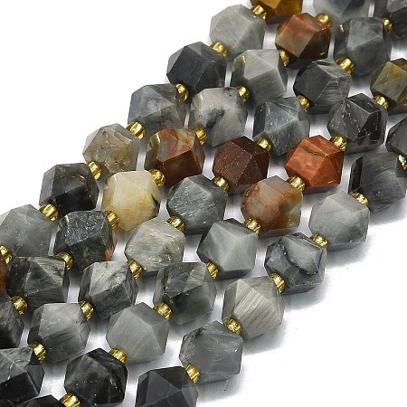 Natural Eagle Eye Stone Beads Strand G-I376-A17-01-1