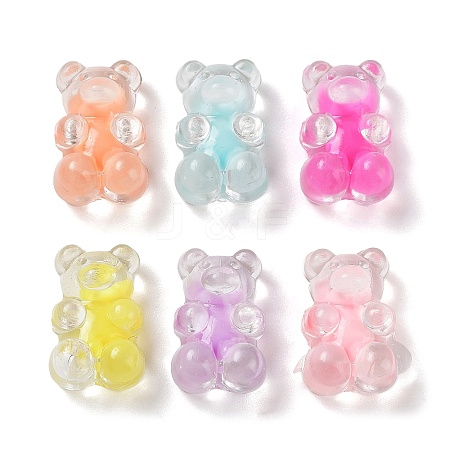 Transparent Acrylic Beads X-OACR-A027-11-1