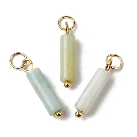 Natural Flower Amazonite Pendants STAS-C120-01G-06-1
