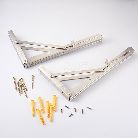 304 Stainless Steel Folding Shelf Brackets SW-TAC0001-13P-1