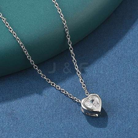 304 Stainless Steel Pendant Necklaces NJEW-O108-14P-1