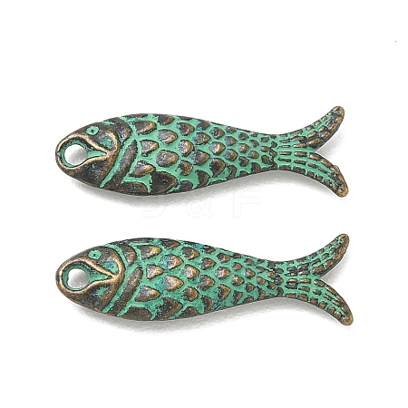 Tibetan Style Alloy Pendants AL-CBA8ABC-03-1