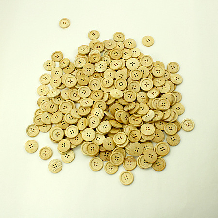 Natural Round 4 Hole Buttons X-NNA0VFK-1