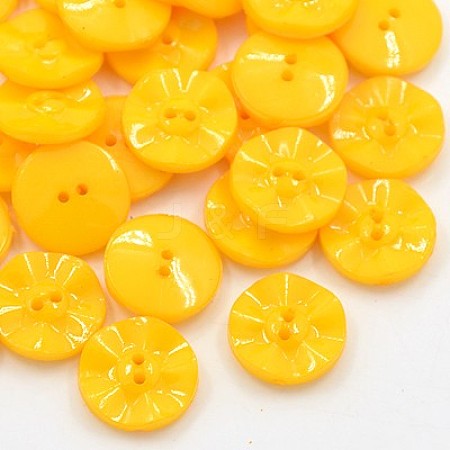 Acrylic Sewing Buttons BUTT-E073-C-07-1