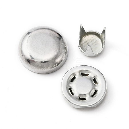 Aluminum Cap Top Buttons BUTT-WH0015-62A-1