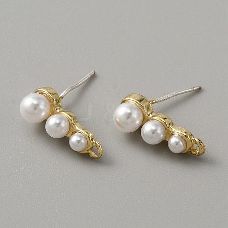 Alloy Stud Earrings FIND-TAC0005-41G-1