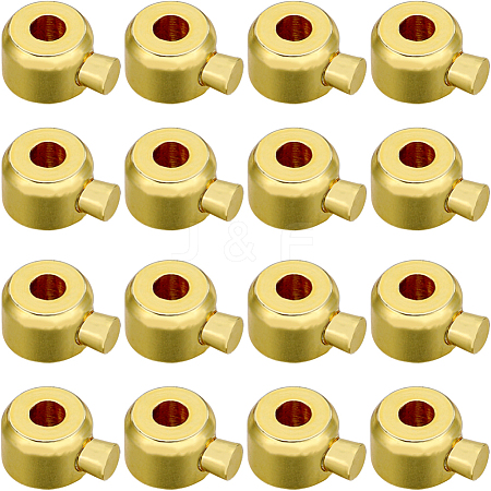 SUNNYCLUE Brass Crimp Beads KK-SC0004-42G-1