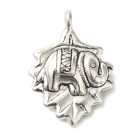 Tibetan Style Alloy Pendants FIND-Z059-10AS-1