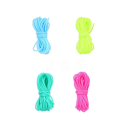 20M 4 Colors Hollow Pipe PVC Tubular Synthetic Rubber Cord RCOR-YW0001-06A-1