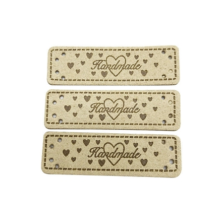 Heart Printed PU Leather Small Label PW-WG7D637-02-1