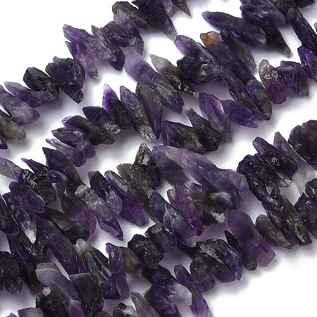 Natural Amethyst Beads Strands G-B169-A01-1