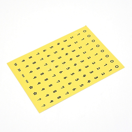 Plastic Stickers DIY-TAC0010-15B-1