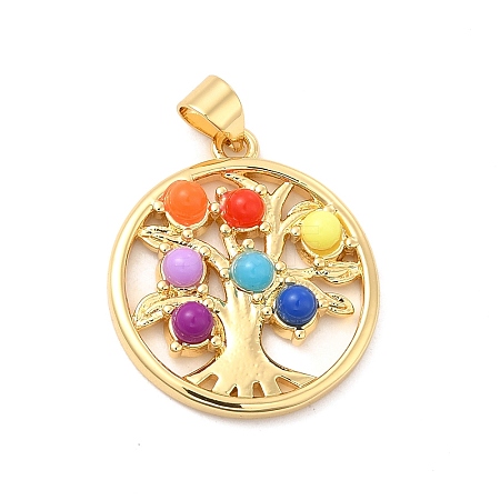 Colorful Resin Pendants KK-G450-01G-1