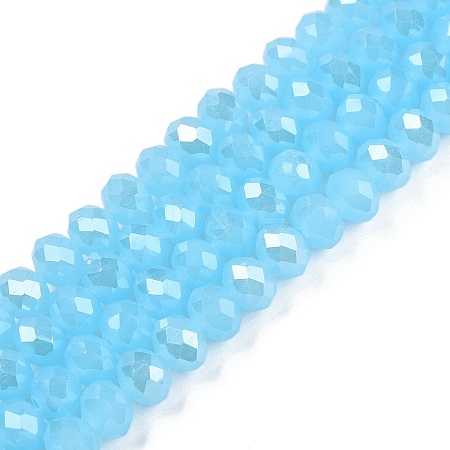 Electroplate Glass Beads Strands LS-EGLA-A044-J8mm-A04-1