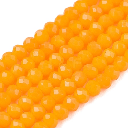 Opaque Solid Color Imitation Jade Glass Beads Strands LS-EGLA-A044-P2mm-D29-1