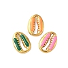 304 Stainless Steel Enamel Pendants STAS-I346-25G-06-1