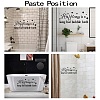 PVC Quotes Wall Sticker DIY-WH0200-047-3