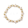 Synthetic Turquoise Beads Stretch Bracelets for Women BJEW-JB11574-03-2