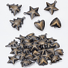 30Pcs 3 Styles Christmas Iron Pendants IFIN-NB0001-61-3