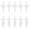 Unicraftale 12Pcs 2 Style 201 & 304 Stainless Steel Pendant STAS-UN0041-60-1