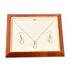 Rectangle Wood Pesentation Jewelry Bracelets Display Tray ODIS-P008-19B-02-4