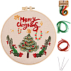 Christmas DIY Embroidery Starter Kits for Beginners AJEW-WH20816-026-7