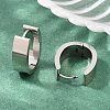 201 Stainless Steel Hoop Earrings EJEW-T056-03P-05-1