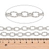 304 Stainless Steel Twisted Oval Link Chains CHS-H118-12P-2