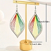 Alloy Leaf Dangle Earrings ST8779-5