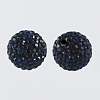 Pave Disco Ball Beads X-RB-A130-10mm-7-1