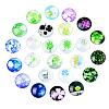 Glass Cabochons GGLA-WHC0001-05-2