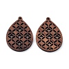 Walnut Wood Laser Cut Pendants WOOD-Q051-04J-1