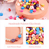 Fashewelry 200Pcs 8 Colors Handmade Polymer Clay Beads CLAY-FW0001-03-15
