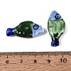Hand Painted Fish Shaped Porcelain Beads PORC-N013-06F-3