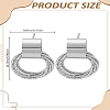 1Pair Alloy Stud Earrings EJEW-LP0008-025-2