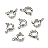 Non-Tarnish 316 Stainless Steel Spring Ring Clasps STAS-B072-08P-01-1