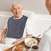 Polyester Adult Bibs for Elderly Women Men AJEW-WH20070-234-7
