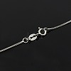 Rhodium Plated 925 Sterling Silver Necklaces STER-M034-39A-3