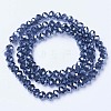 Electroplate Glass Beads Strands EGLA-A034-T3mm-A14-2