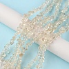 Natural Lemon Quartz Beads Strands G-G0003-B34-2