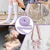 Polyester Ruffled Elastic Cord EW-WH0015-02F-5